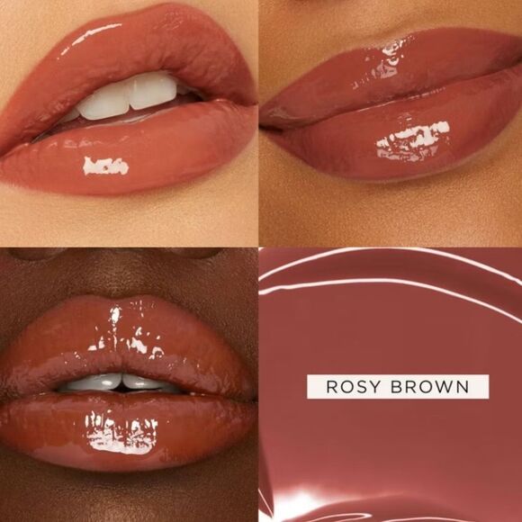 🌻 Tarte Rosy Brown Vinyl Lipgloss New FullSz - Picture 3 of 3